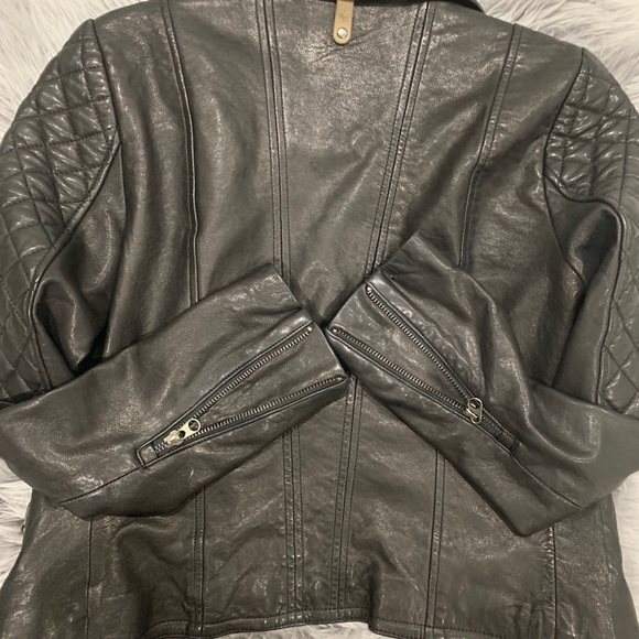 Mackage for Aritzia Leather Jacket - Picture 2 of 3